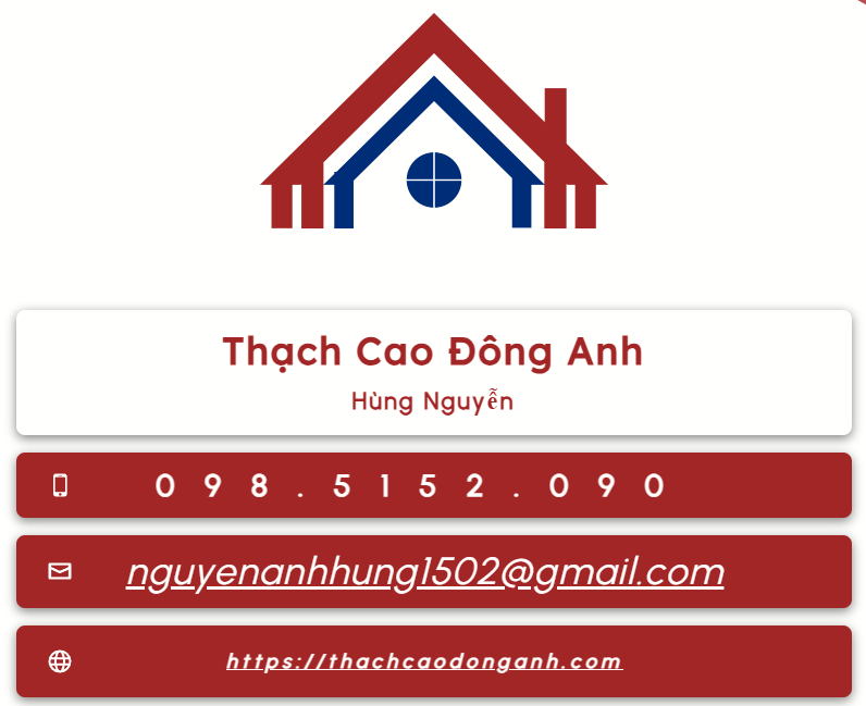 Liên Hệ Thạch Cao Đông Anh Liên Hệ Thạch Cao Đông Anh