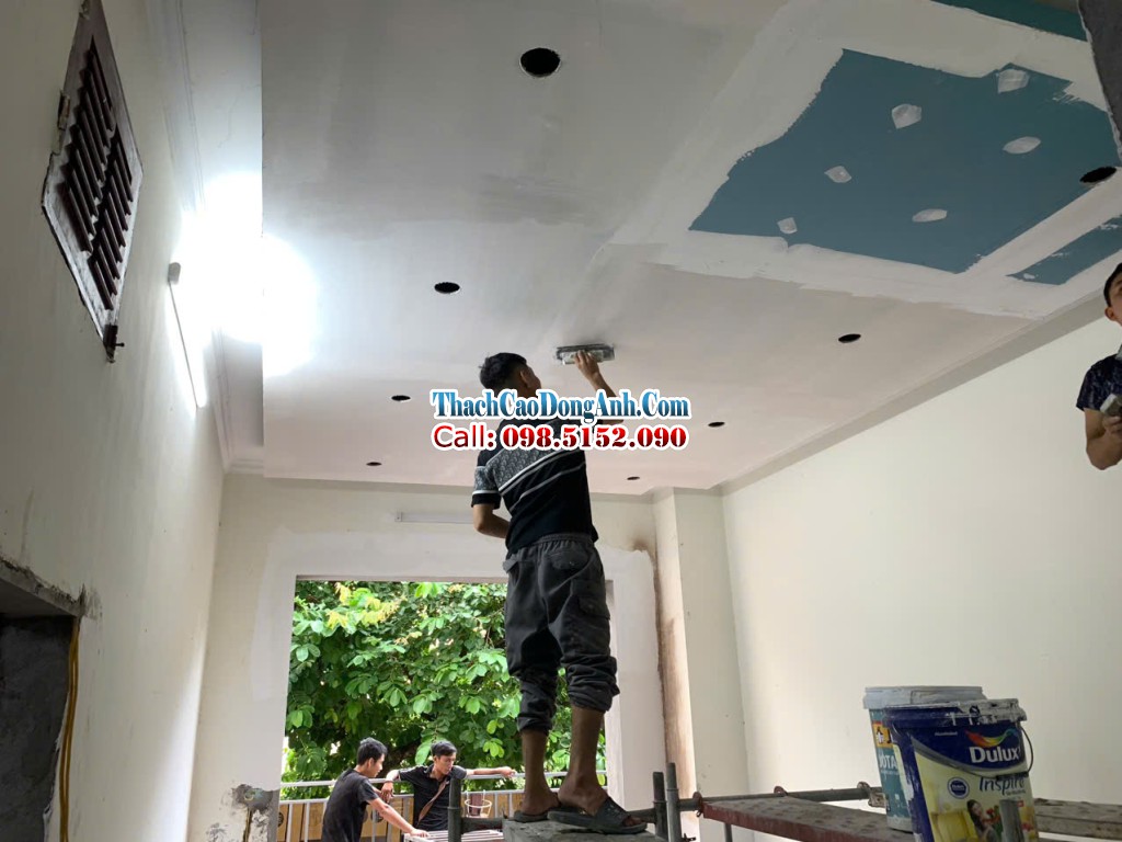 Sơn bả matit trần thạch cao Sơn bả matit trần thạch cao